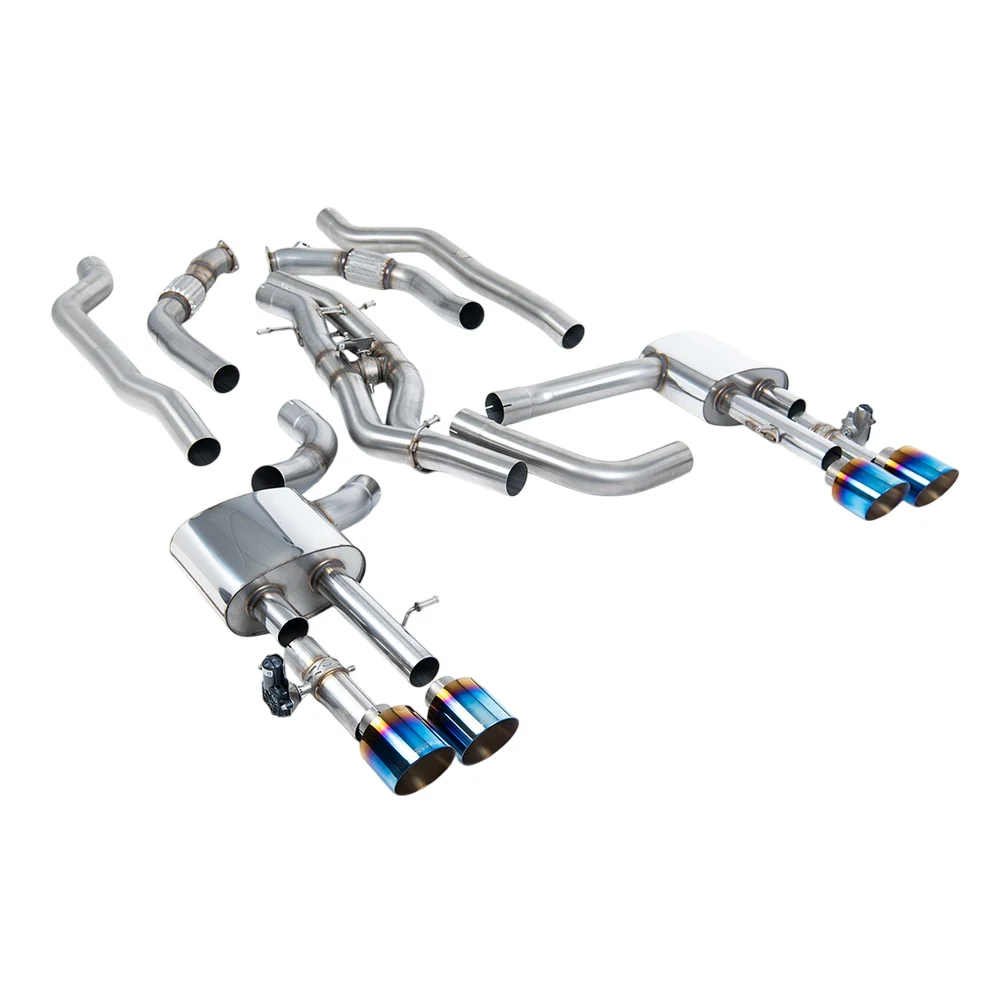 Milltek Particulate Filter-back Exhaust Audi S8 D5 4.0 TFSi V8 Saloon / Sedan (OPF/GPF UK/Euro Models) 20-25 - Image 4