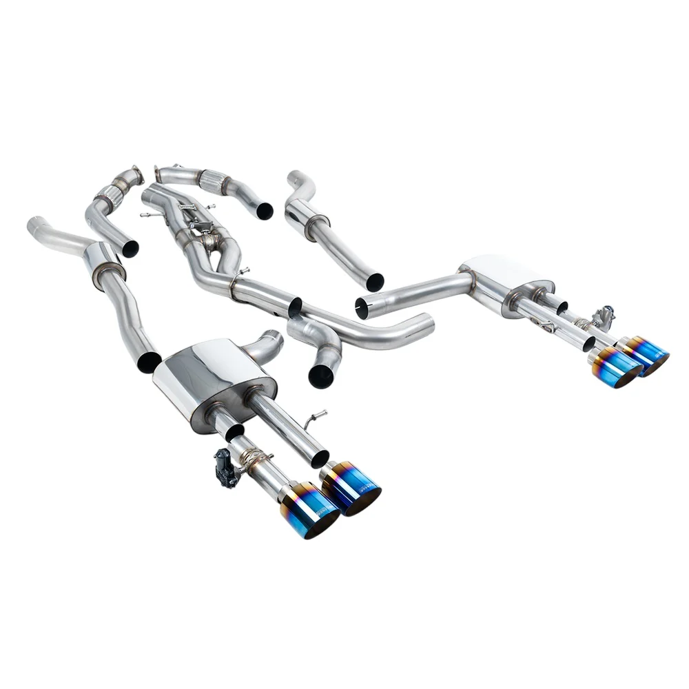 Milltek Particulate Filter-back Exhaust Audi S8 D5 4.0 TFSi V8 Saloon / Sedan (OPF/GPF UK/Euro Models) 20-25 - Image 8