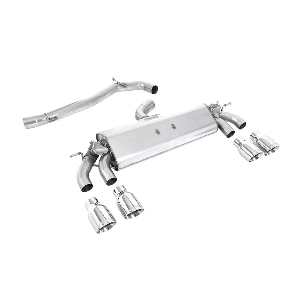 Milltek Cat Back Exhaust Volkswagen Golf Mk7.5 R 2.0 TSI 300PS (GPF Equipped Models Only) 76mm and EC Approved Systems 19-20 - Image 4